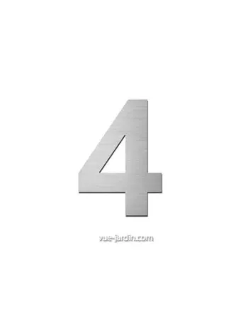 Chiffre 4 autocollant 15cm