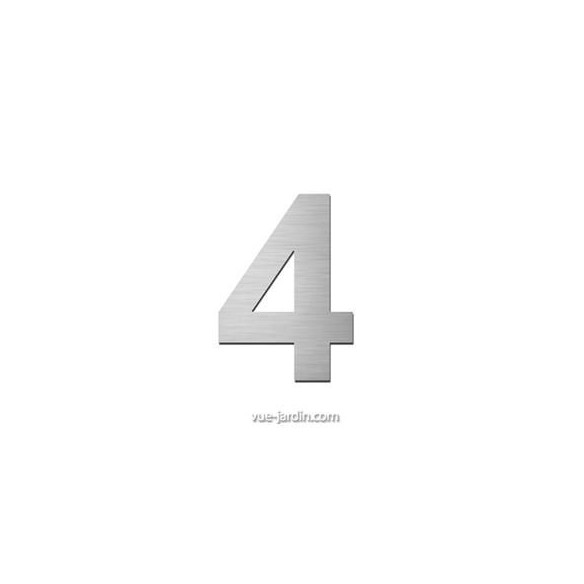 Chiffre 4 autocollant 15cm