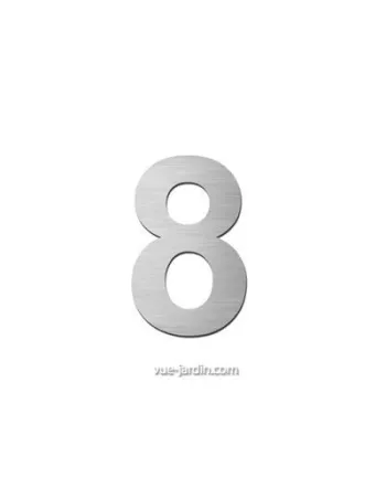 Chiffre 8 autocollant 15cm