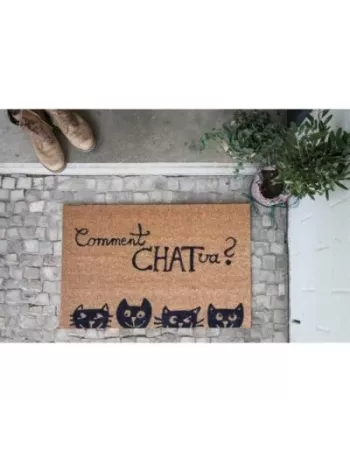 Paillasson Humour Coco Comment Chat Va - 40x60 cm