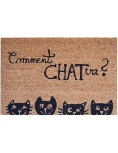 Paillasson Humour Coco Comment Chat Va - 40x60 cm