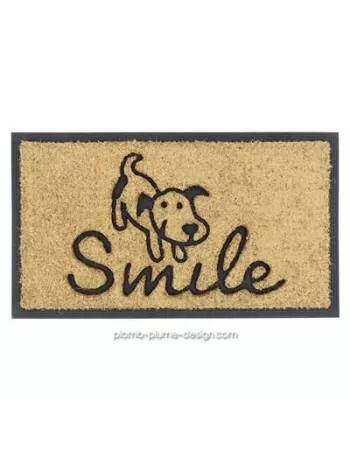 Paillasson Chien Coco Caoutchouc Smile