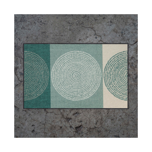 Tapis Moderne Nestor Vert Beige - 75x120