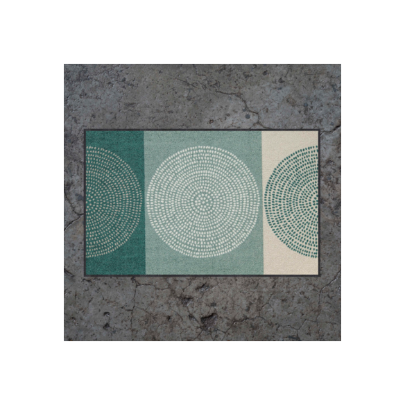 Tapis Moderne Nestor Vert Beige - 75x120