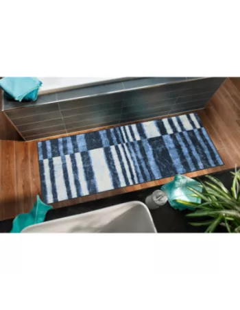 Tapis Denim stripes, 2 tailles