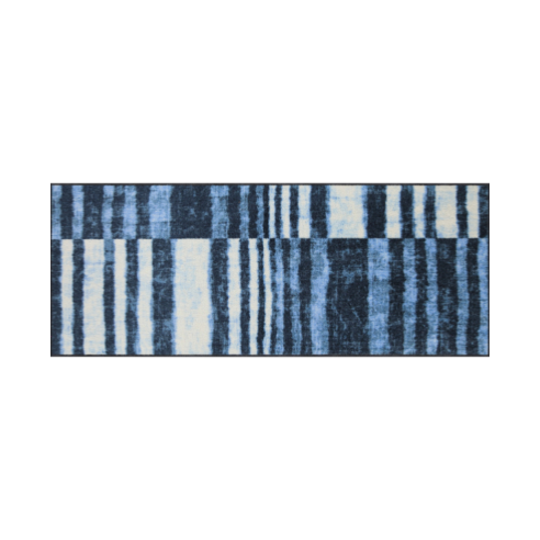 Tapis Denim stripes, 2 tailles