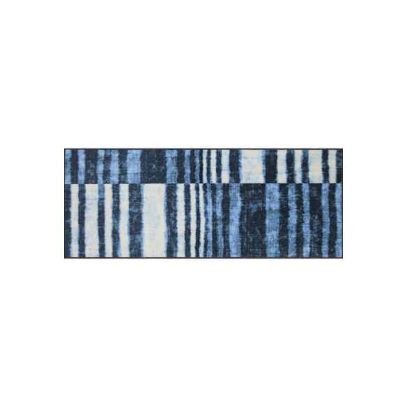 Tapis Denim stripes, 2 tailles