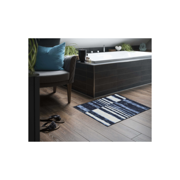 Tapis Denim stripes, 2 tailles
