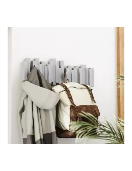 Portemanteau Mural 5 Patères Sticks Multi Hook Gris - Umbra