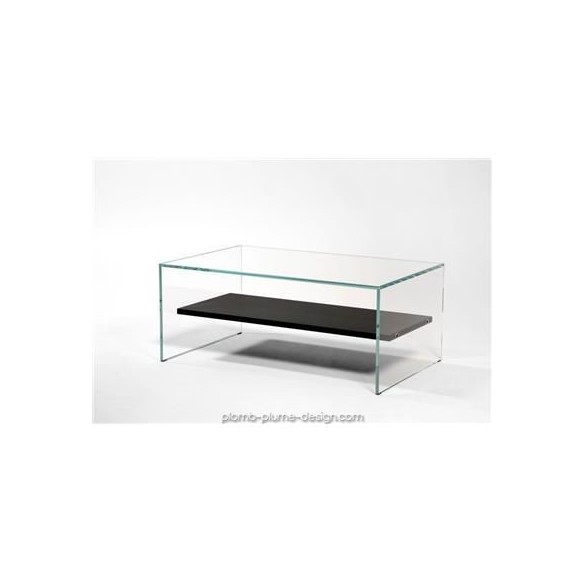 Table basse Transparence Wengé