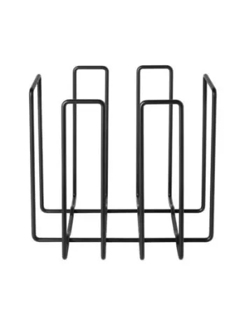 Porte Revue, Magazine - Wires Métal Noir