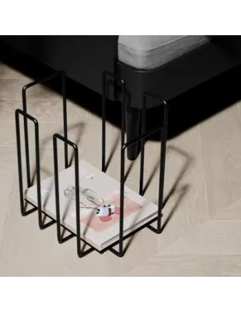 Porte Revue, Magazine - Wires Métal Noir 2