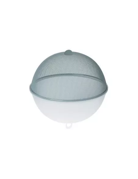 Couvre Plat Como - 35cm - Métal Gris clair