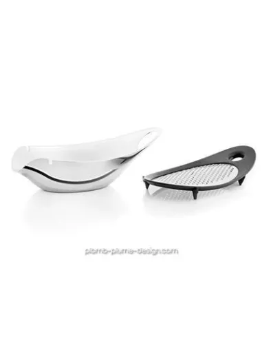 Râpe à Fromage avec Bol - Navetta - Inox Poli