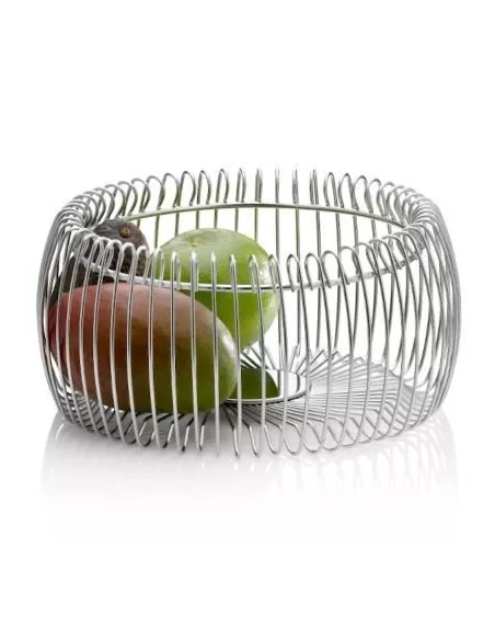 Corbeille à Fruits Ronde Owia - 28 cm - Acier Inoxydable