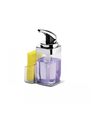 Distributeur Savon ou produit Vaisselle - 650ml avec Rangement éponge - Simplehuman