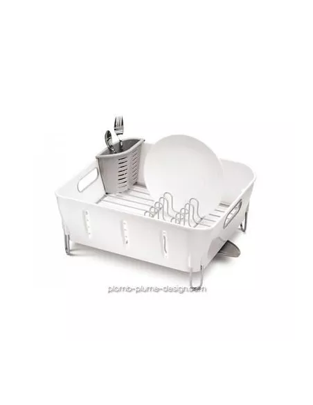 Egouttoir Vaisselle Design Compact Blanc - Simplehuman
