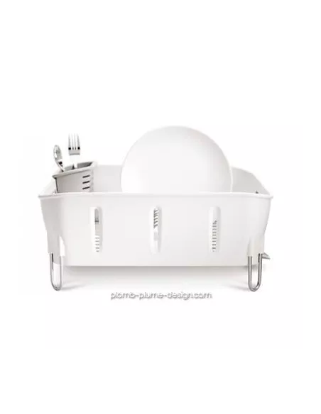 Egouttoir Vaisselle Design Compact Blanc - Simplehuman