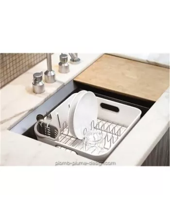 Egouttoir Vaisselle Design Compact Blanc - Simplehuman 2
