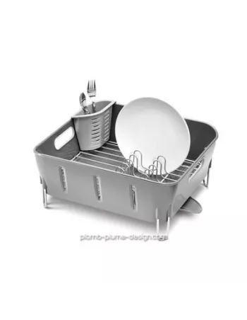 Egouttoir Vaisselle Design Compact Gris - Simplehuman