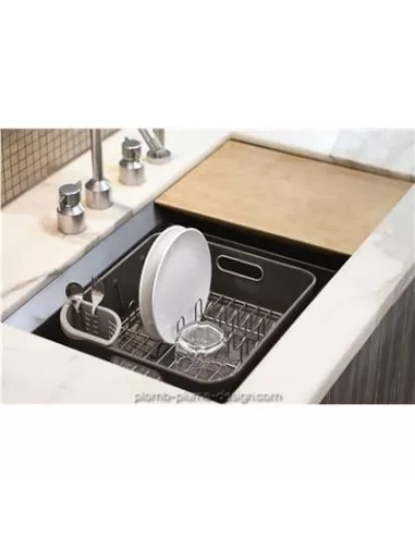 Egouttoir Vaisselle Design Compact Gris - Simplehuman