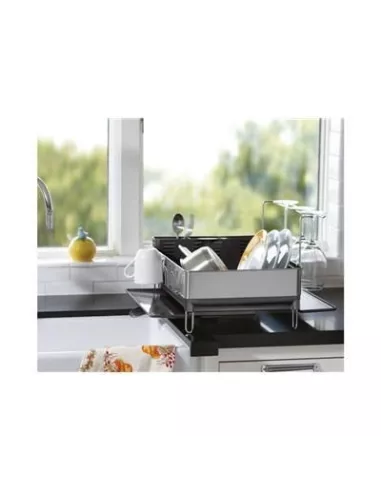 Egouttoir Vaisselle Design Inox Anti-Traces - Simplehuman