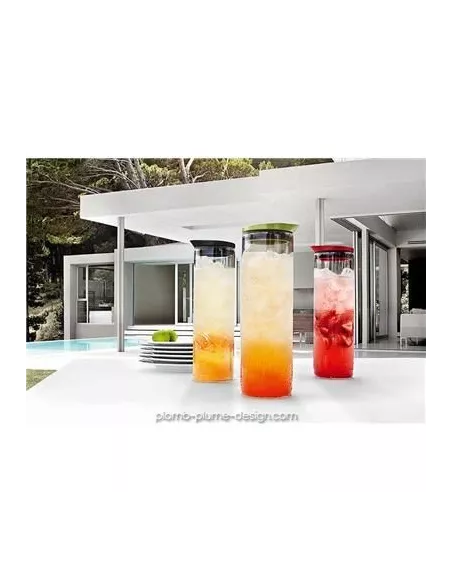 Carafe d'Eau en Verre Design 1L Noire