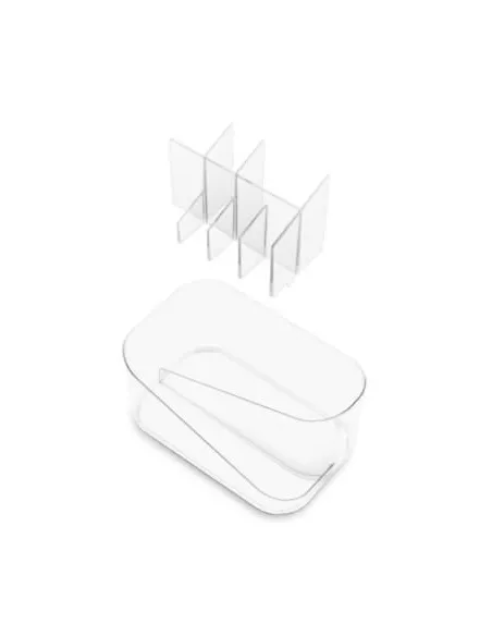 Organiseur de cosmétiques compartimenté - Glam - transparent