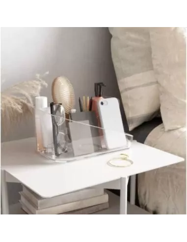 Organiseur de cosmétiques compartimenté - Glam - transparent