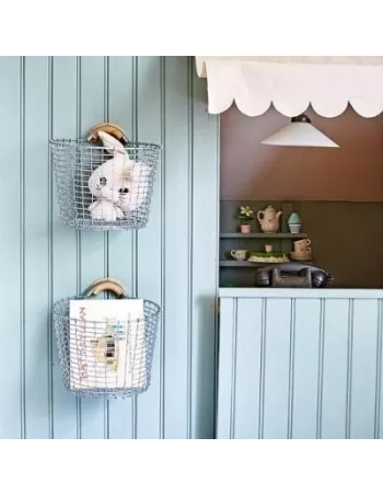 Panier Rangement Mural Métal Bin 16 Inox 2