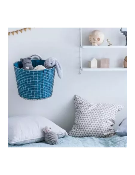 Panier Rangement Mural Métal Bin 16 Inox