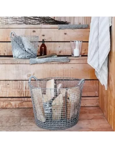 Panier Rangement Mural Métal Bin 16 Inox