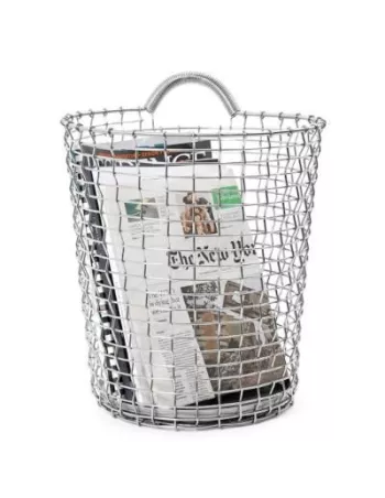 Panier Rangement Mural Métal Bin 18 Inox 2