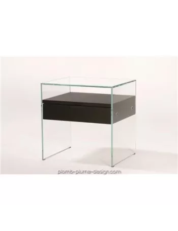 Table de chevet Comodino Wengé 2