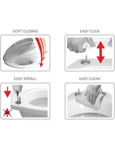 Abattant WC Original Garden - Kleine Wolke