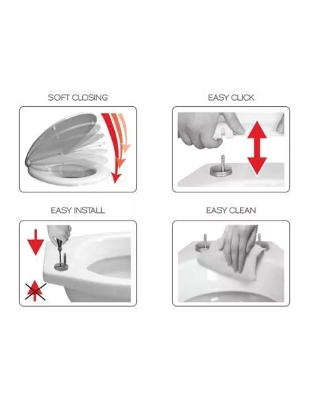Abattant WC Original Garden - Kleine Wolke
