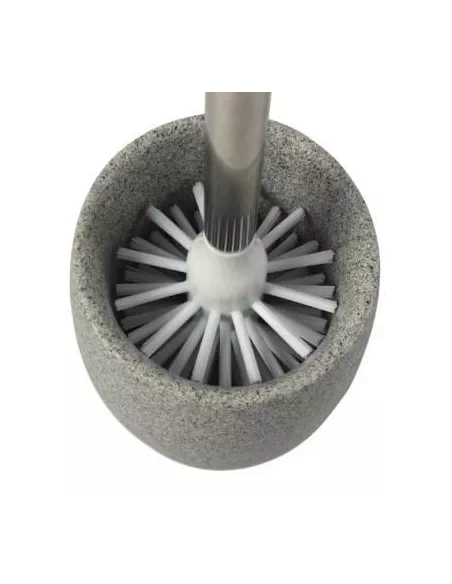 Balayette WC Imitation Pierre Talus Gris