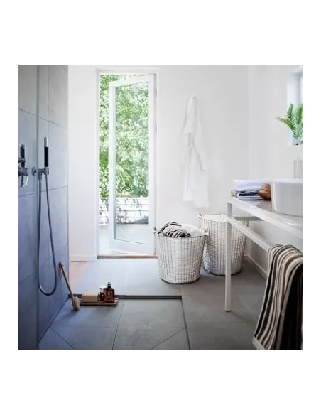 Panier à Linge Classic 65 Noir Acier Galvanisé