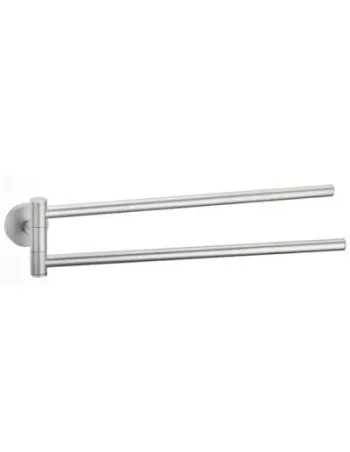 Porte Serviette Mural double Articulé - Abramo - Inox mat 2