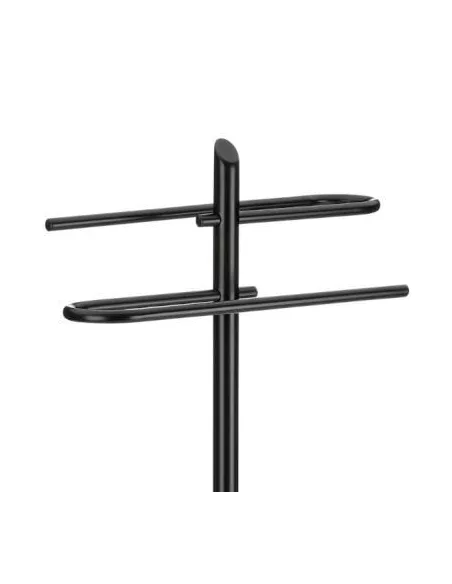 Porte serviettes Ken noir 2 barres