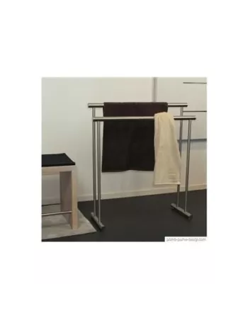Porte Serviette Sur Pied Inox Mat Priamo 76cm 2