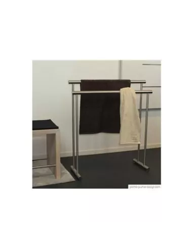 Porte Serviette Sur Pied Inox Mat Priamo 76cm