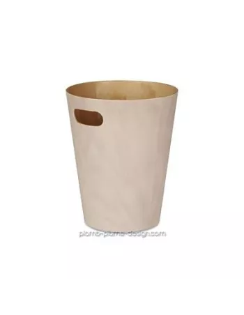 Corbeille à Papier en Bois Woodrow Beige rosé