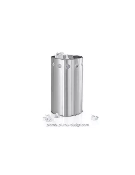 Corbeille à Papier Inox Symbolo