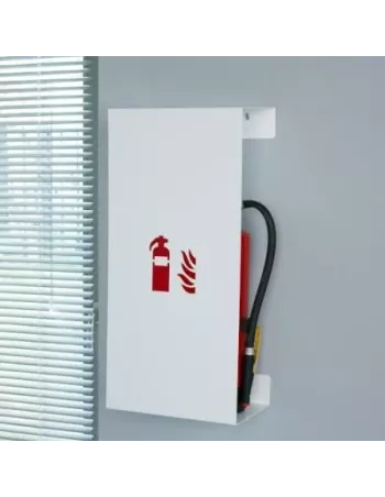Cache Extincteur Design Fire Large blanc