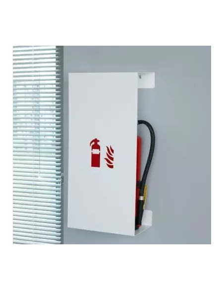 Cache Extincteur Design Fire Large blanc