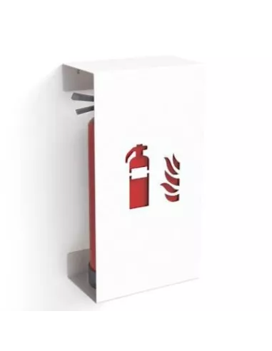Cache Extincteur Design Fire Large blanc