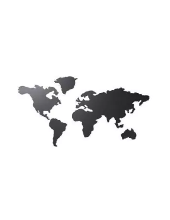 Décoration murale magnétique Mappit - 12 aimants fournis