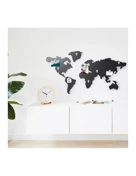 Décoration murale magnétique Mappit - 12 aimants fournis