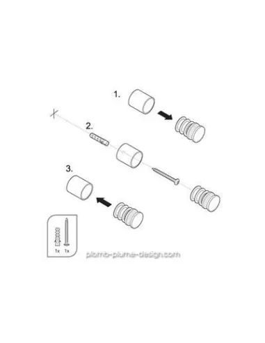 Butée de Porte Entra 4 cm